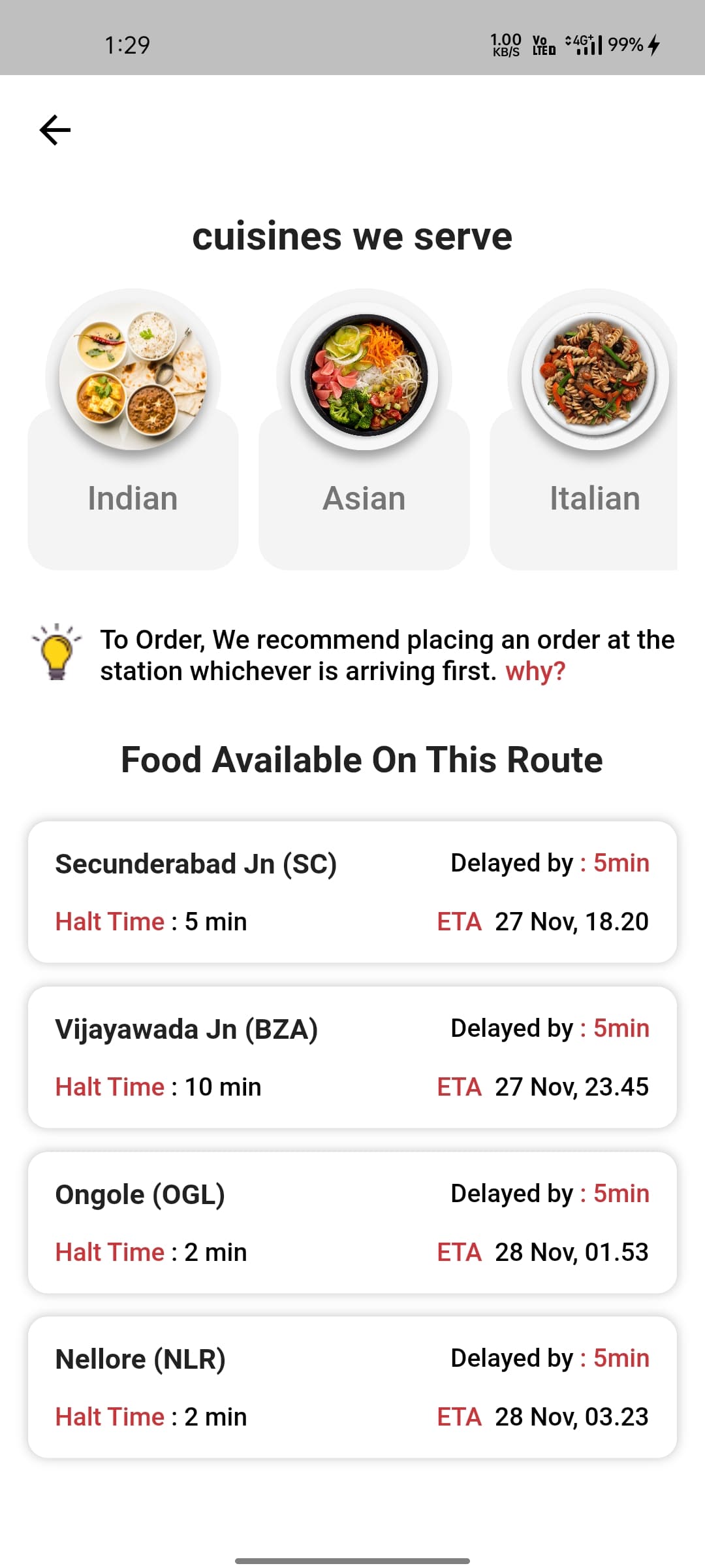 RailFeast screenshot 5